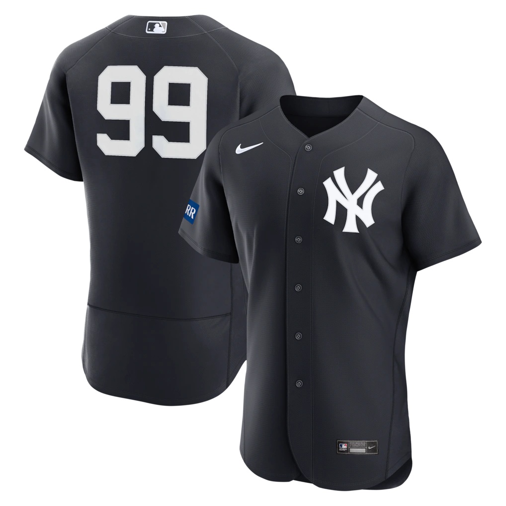 Aaron Judge New York Yankees Nike Alternate Authentic Sponsor Patch Jersey