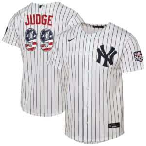 Aaron Judge New York Yankees Nike Youth USA 250 Fourth of July Home Replica Jersey