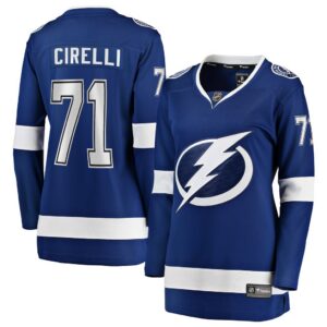 Anthony Cirelli Tampa Bay Lightning Fanatics Women's Home Breakaway Player Jersey
