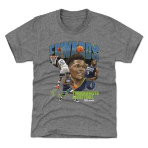 Anthony Edwards Minnesota Timberwolves 500 Level Youth Collage T-Shirt