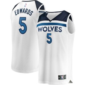 Anthony Edwards Minnesota Timberwolves Fanatics Fast Break Replica Player Jersey - Association Edition