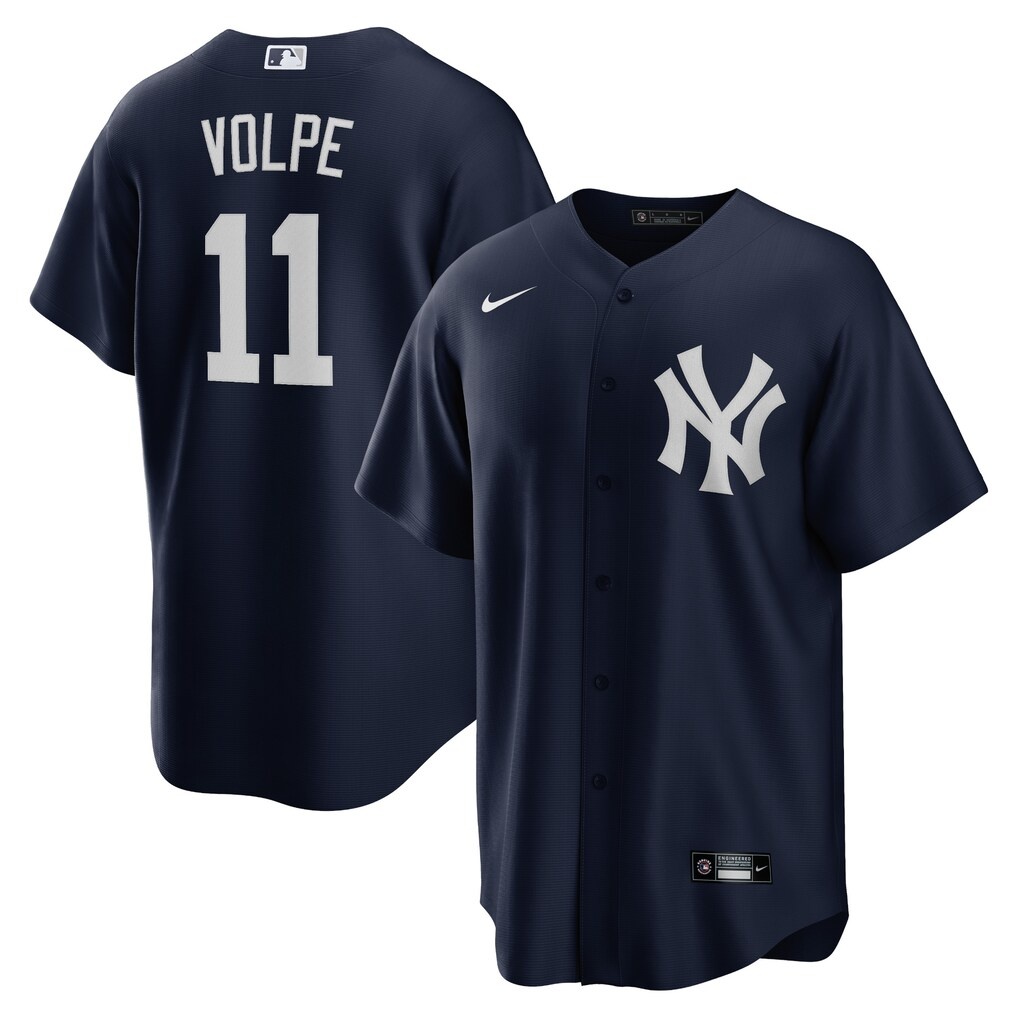 Anthony Volpe New York Yankees Nike Big & Tall Alternate Replica Player Jersey
