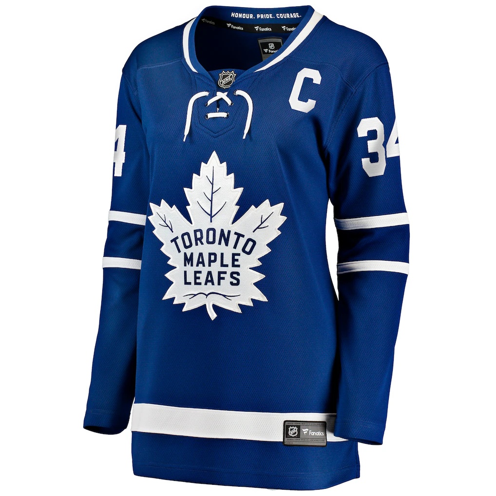 Auston Matthews Toronto Maple Leafs Fanatics Women’s Captain Patch Home Breakaway Player Jersey