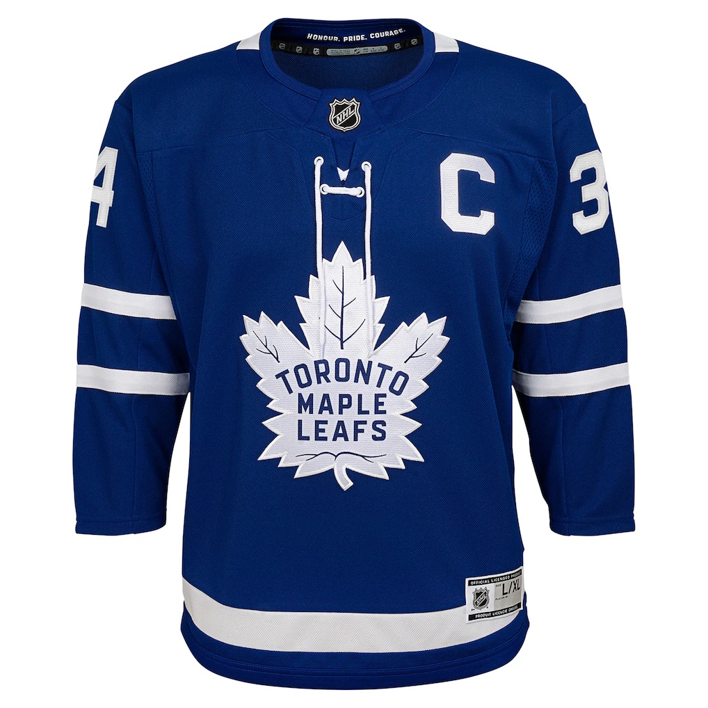 Auston Matthews Toronto Maple Leafs Youth Home Premier Player Jersey