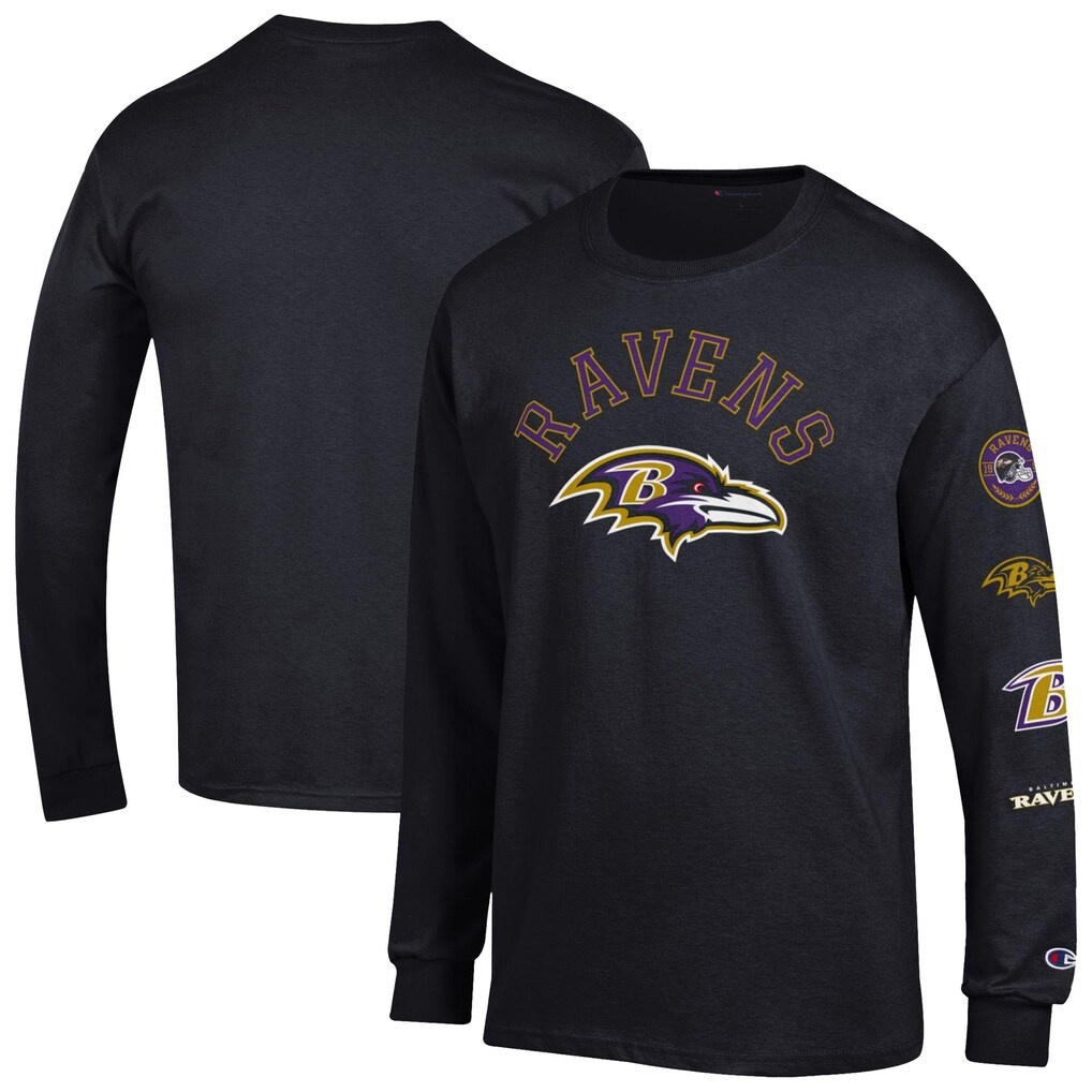 Baltimore Ravens Champion Seal Long Sleeve T-Shirt