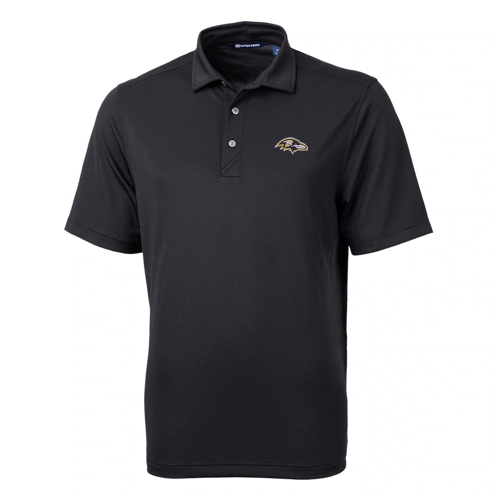 Baltimore Ravens Cutter & Buck Virtue Eco Pique Recycled Polo