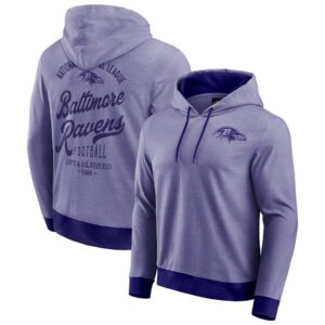 Baltimore Ravens Darius Rucker Collection by Fanatics Tonal Knit Pullover Hoodie