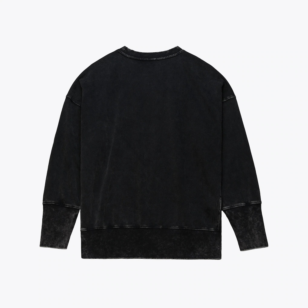 Baltimore Ravens Mitchell & Ness Women’s Delineate Mineral Wash Crewneck Sweatshirt