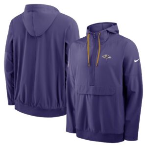 Baltimore Ravens Nike Alt Anorak Half-Zip Hooded Jacket