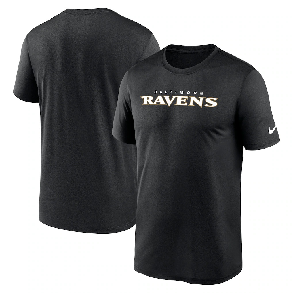 Baltimore Ravens Nike Primetime Legend Wordmark Dri-FIT T-Shirt