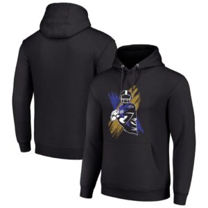 Baltimore Ravens Starter Player X Fleece Pullover Hoodie