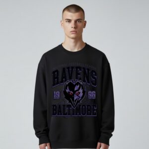 Baltimore Ravens The Wild Collective Unisex Front Facing Fleece Sweatshirt
