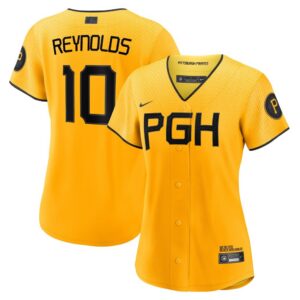 Bryan Reynolds Pittsburgh Pirates Nike Women's City Connect Replica Player Jersey