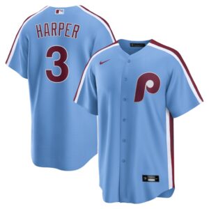 Bryce Harper Philadelphia Phillies Nike Alternate Replica Jersey - Light Blue