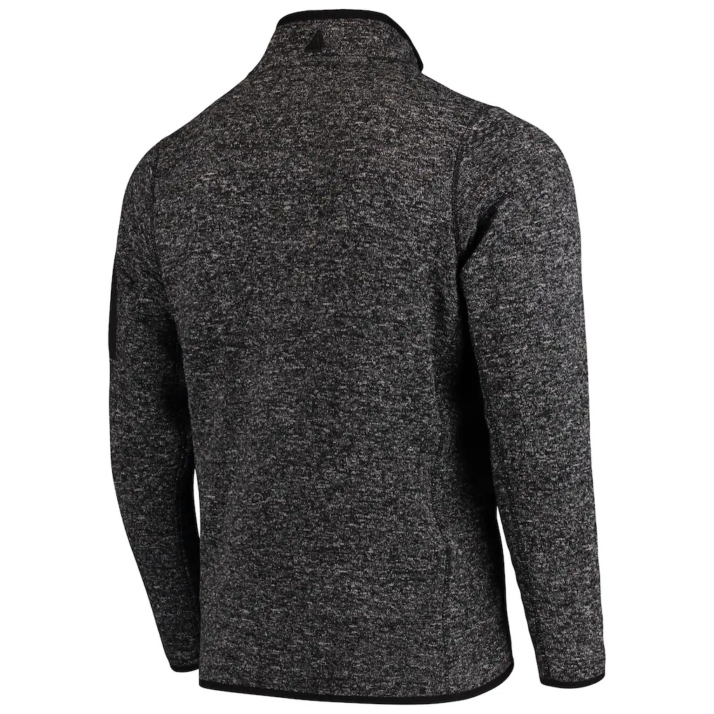 Buffalo Bills Antigua Fortune Quarter-Zip Pullover Jacket – Heathered Black