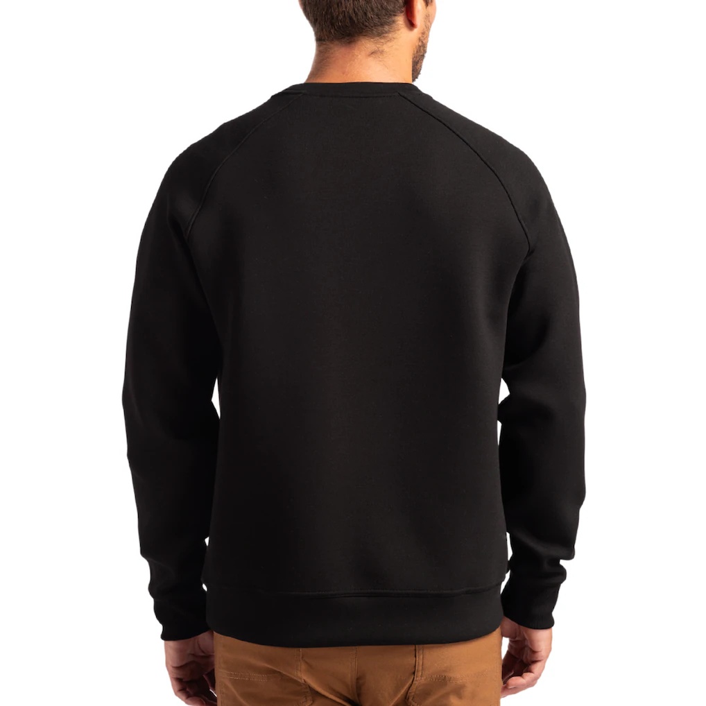 Buffalo Bills Cutter & Buck Helmet Roam Recycled Raglan Pullover Sweatshirt