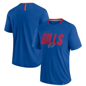 Buffalo Bills Fanatics Defender Fade Slant T-Shirt - Royal