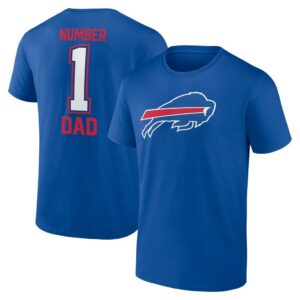 Buffalo Bills Father's Day #1 Dad T-Shirt - Royal