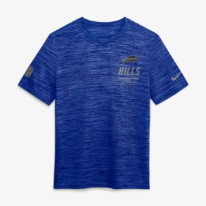 Buffalo Bills Nike Sideline Double Covered Dri-FIT Velocity T-Shirt - Royal