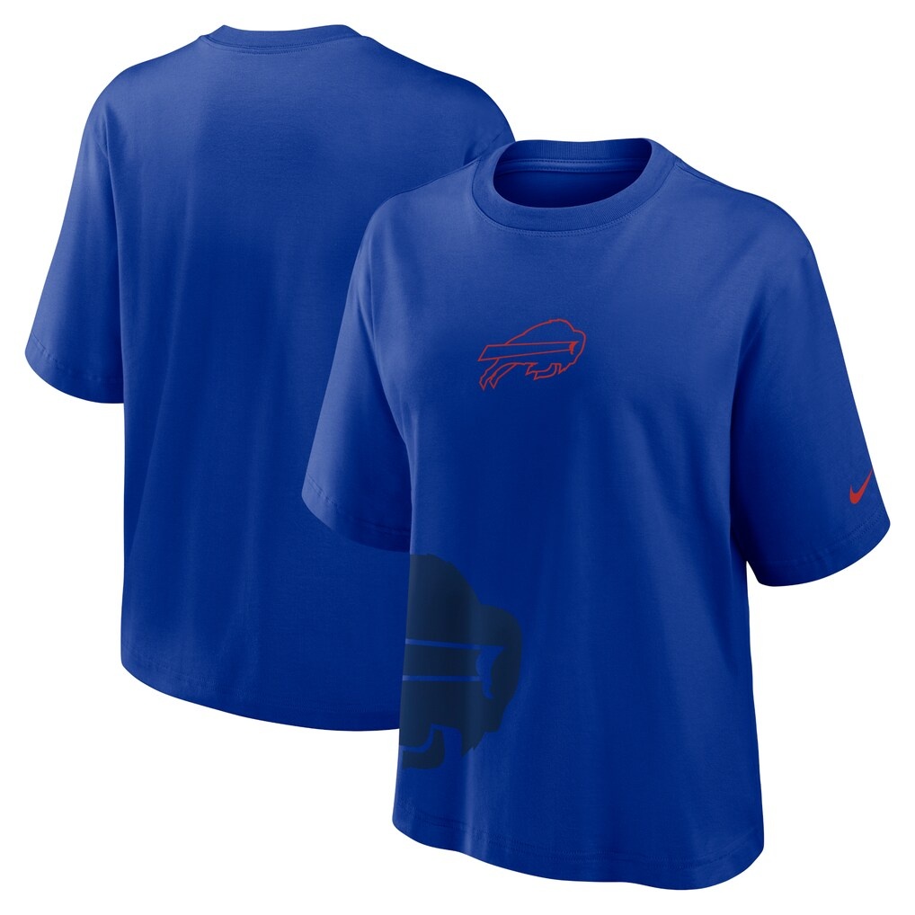 Buffalo Bills Nike Women’s Boxy T-Shirt – Royal