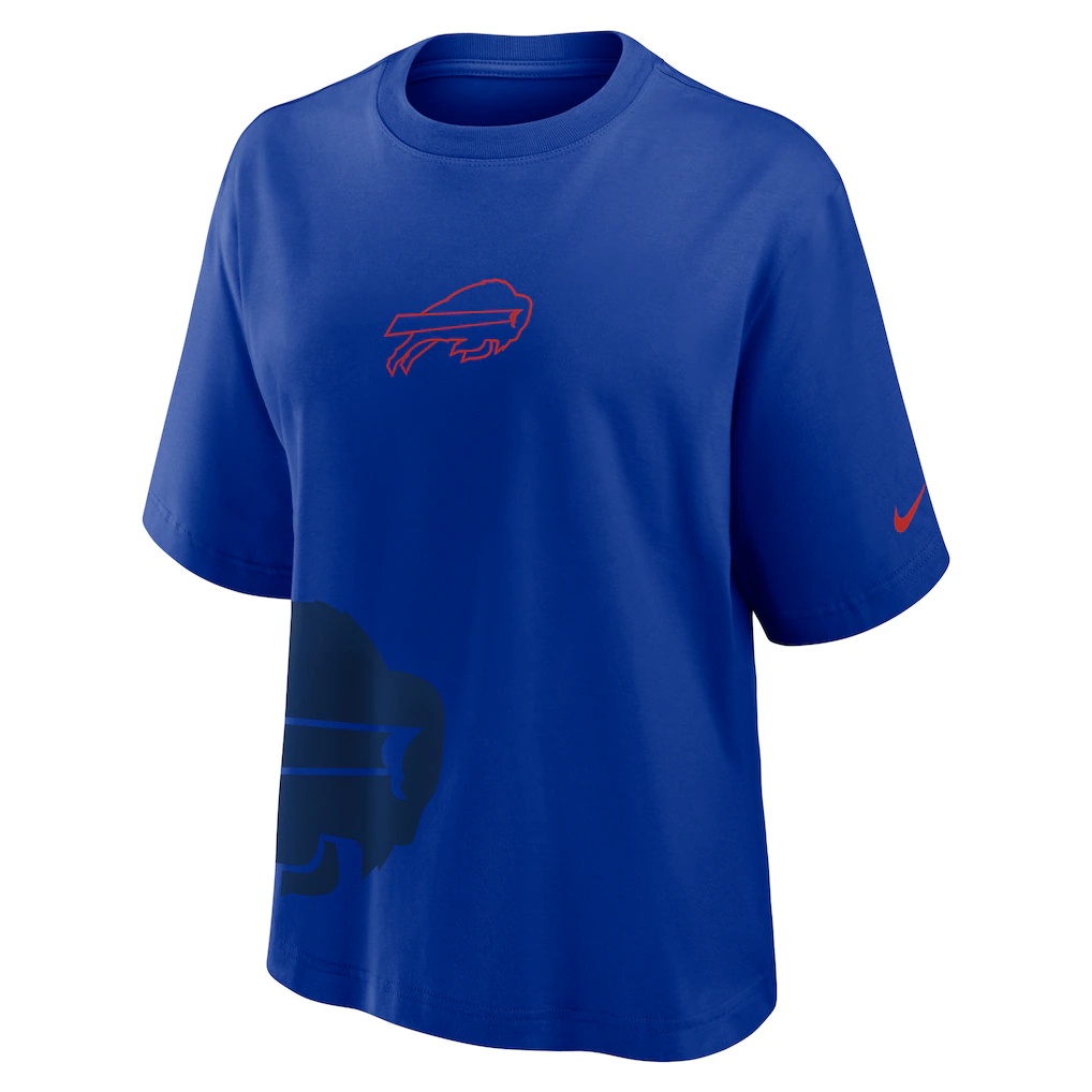 Buffalo Bills Nike Women’s Boxy T-Shirt – Royal