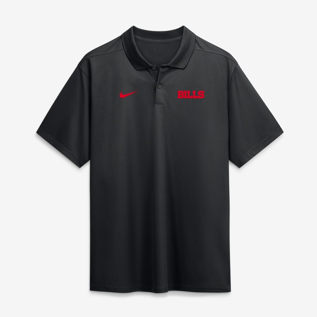 Buffalo Bills Nike Wordmark Victory Dri-FIT Polo
