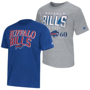 Buffalo Bills Starter Two-Pack Logo T-Shirt Set - Royal/Gray