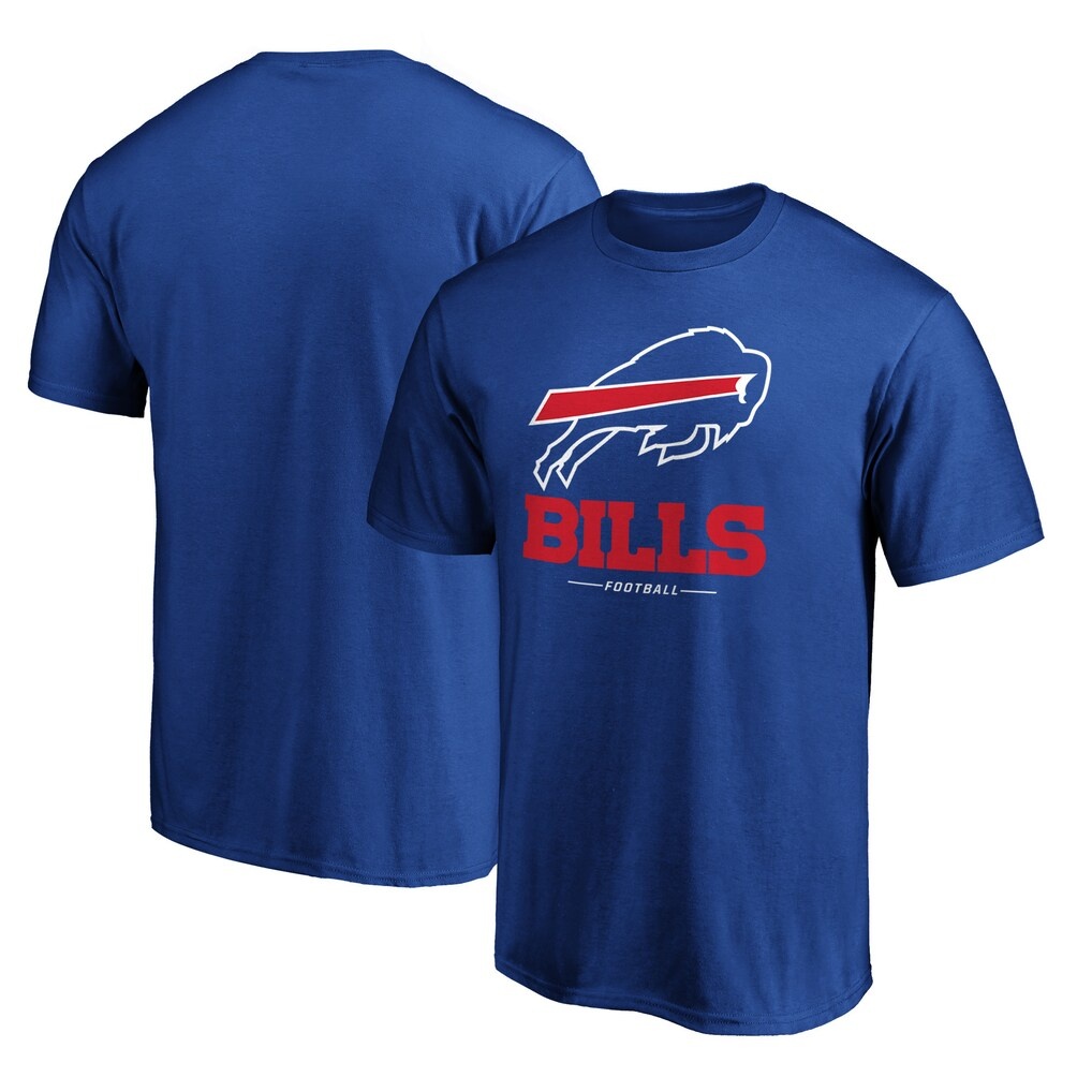 Buffalo Bills Team Lockup T-Shirt – Royal