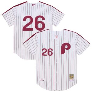 Chase Utley Philadelphia Phillies Mitchell & Ness 2003 Cooperstown Collection Authentic Jersey
