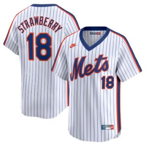 Darryl Strawberry New York Mets Nike Throwback Cooperstown Limited Jersey