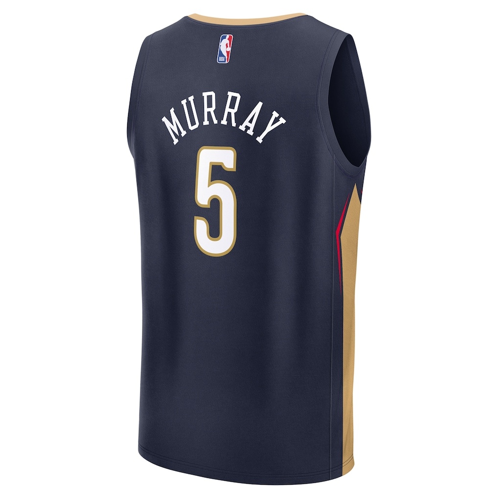 Dejounte Murray New Orleans Pelicans Fanatics Fast Break Replica Player Jersey – Icon Edition