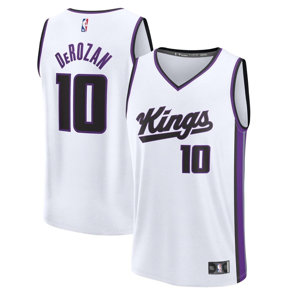 DeMar DeRozan Sacramento Kings Fanatics Youth Fast Break Replica Player Jersey – Association Edition