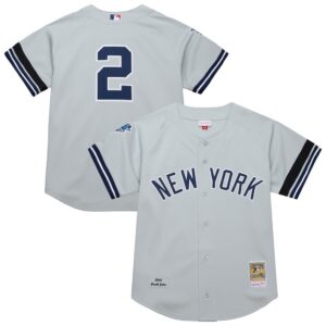 Derek Jeter New York Yankees Mitchell & Ness Cooperstown Collection 2000 World Series Authentic Jersey