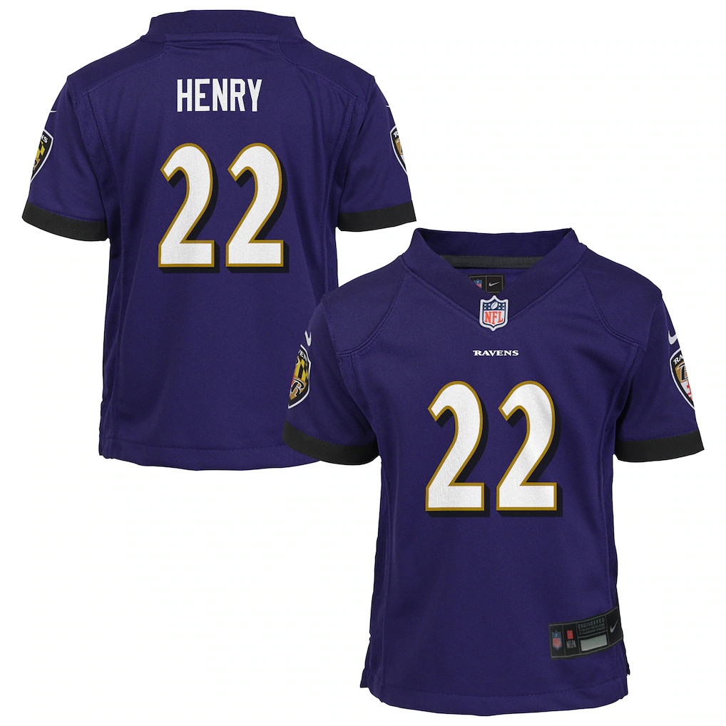 Derrick Henry Baltimore Ravens Nike Infant Team  Player Game Jersey