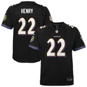 Derrick Henry Baltimore Ravens Nike Youth Team Game Jersey