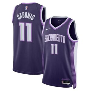 Domantas Sabonis Sacramento Kings Nike Unisex 2025/26 Swingman Jersey - Purple - City Edition