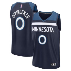 Donte DiVincenzo Minnesota Timberwolves Fanatics Fast Break Replica Player Jersey - Icon Edition