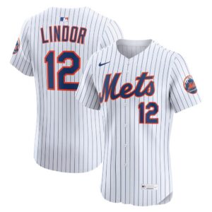 Francisco Lindor New York Mets Nike Home Elite Player Jersey