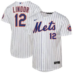 Francisco Lindor New York Mets Nike Youth Home Stadium Player Jersey