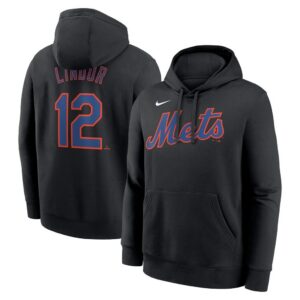 Francisco Lindor New York Mets Nike Player Name & Number Club Pullover Hoodie