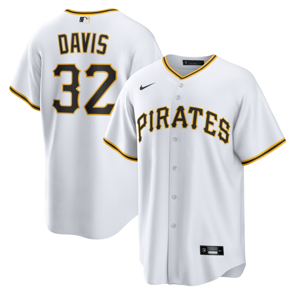 Henry Davis Pittsburgh Pirates Nike Home Replica Jersey