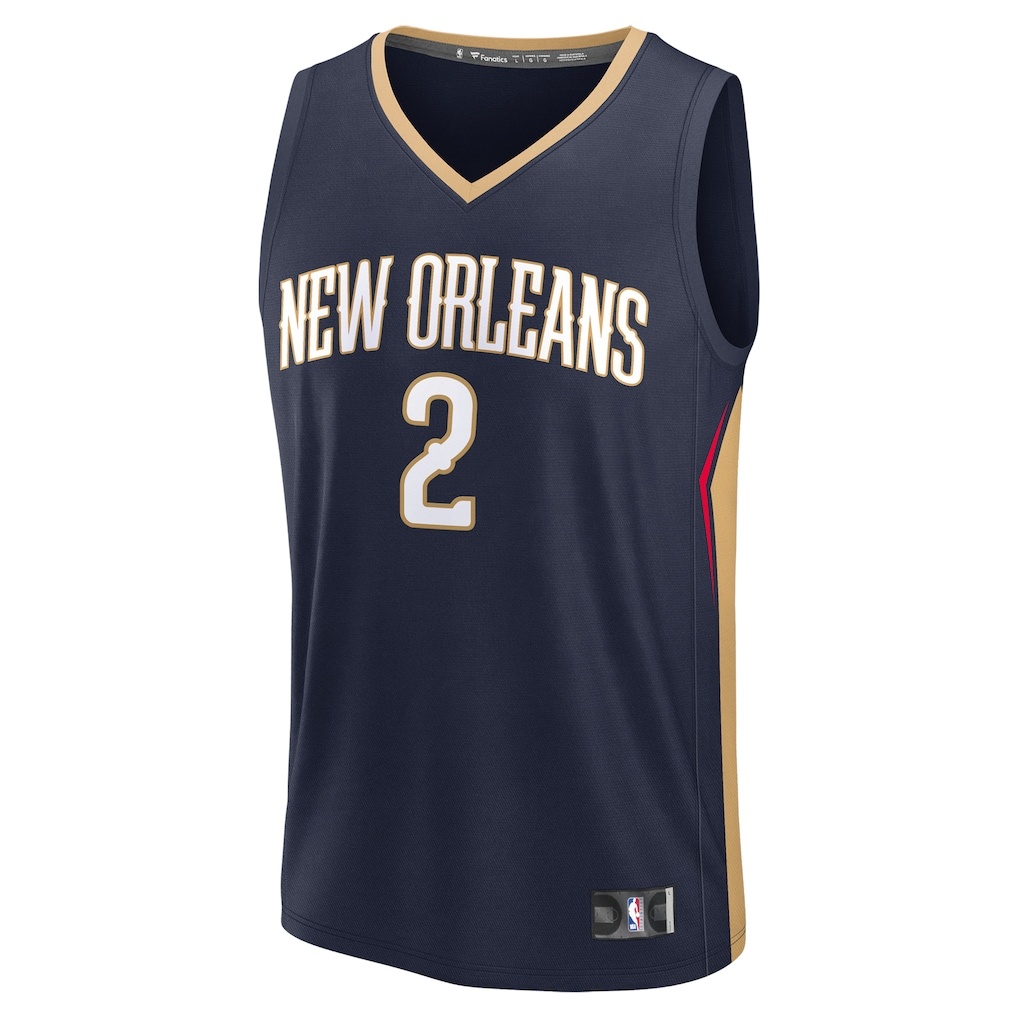 Herbert Jones New Orleans Pelicans Fanatics Fast Break Replica Player Jersey – Icon Edition
