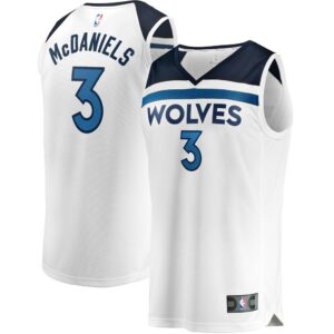 Jaden McDaniels Minnesota Timberwolves Fanatics Fast Break Replica Player Jersey - Association Edition