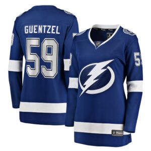 Jake Guentzel Tampa Bay Lightning Fanatics Women's Home Premier Breakaway Player Jersey Breakaway Jersey
