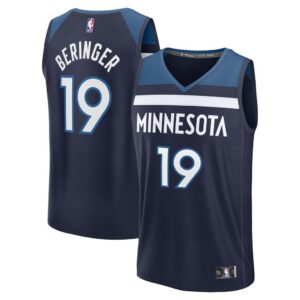 Joan Beringer Minnesota Timberwolves Fanatics Youth 2025 NBA Draft First Round Pick Fast Break Replica Jersey - Icon Edition