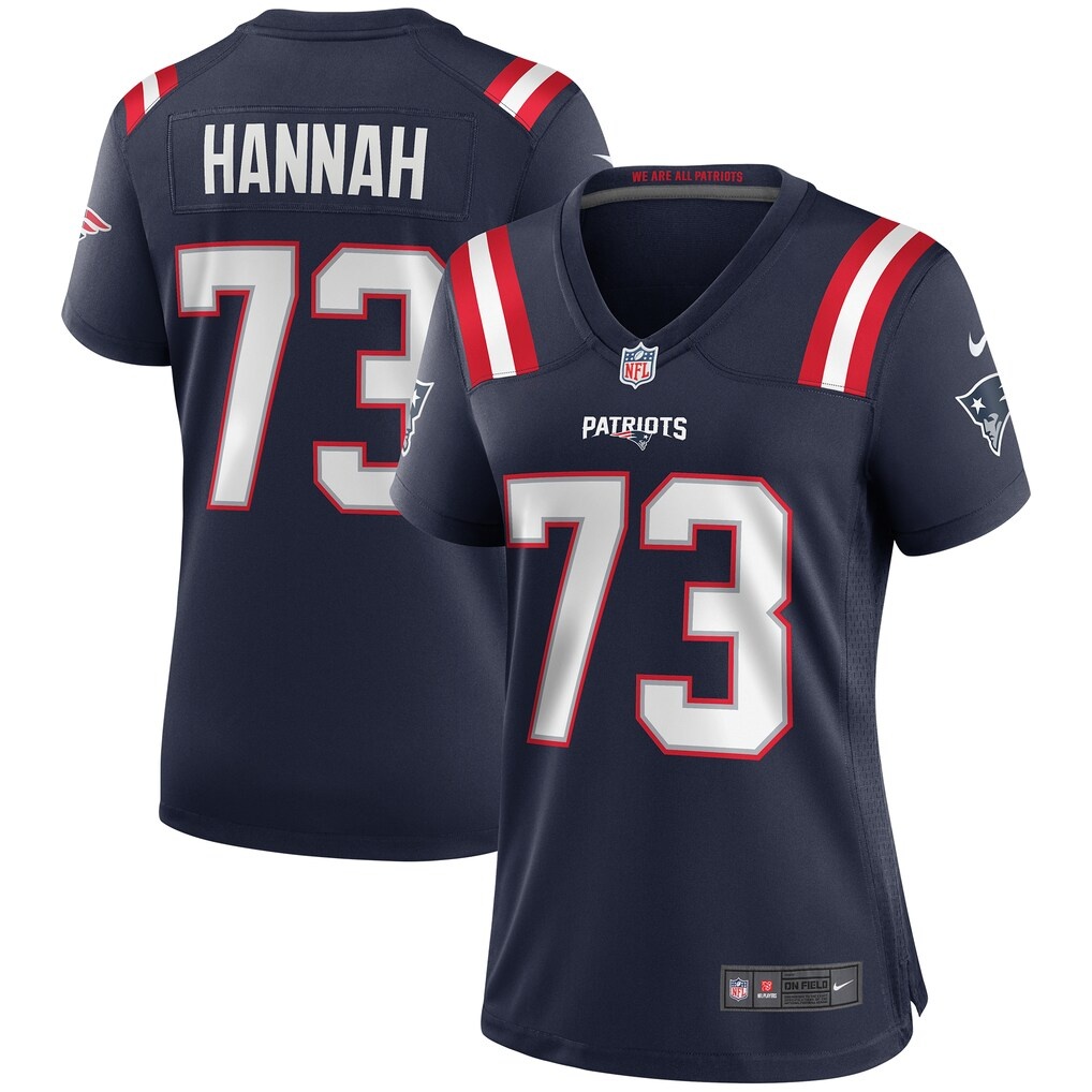 John Hannah New England Patriots Nike Women’s Game Retired Player Jersey