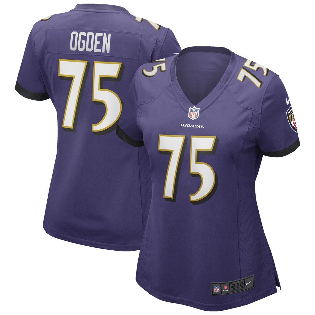 Jonathan Ogden Baltimore Ravens Nike Women’s Game Retired Player Jersey