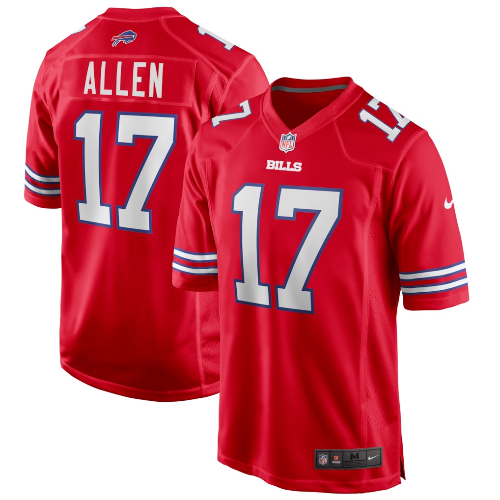 Josh Allen Buffalo Bills Nike White Game Player Jersey