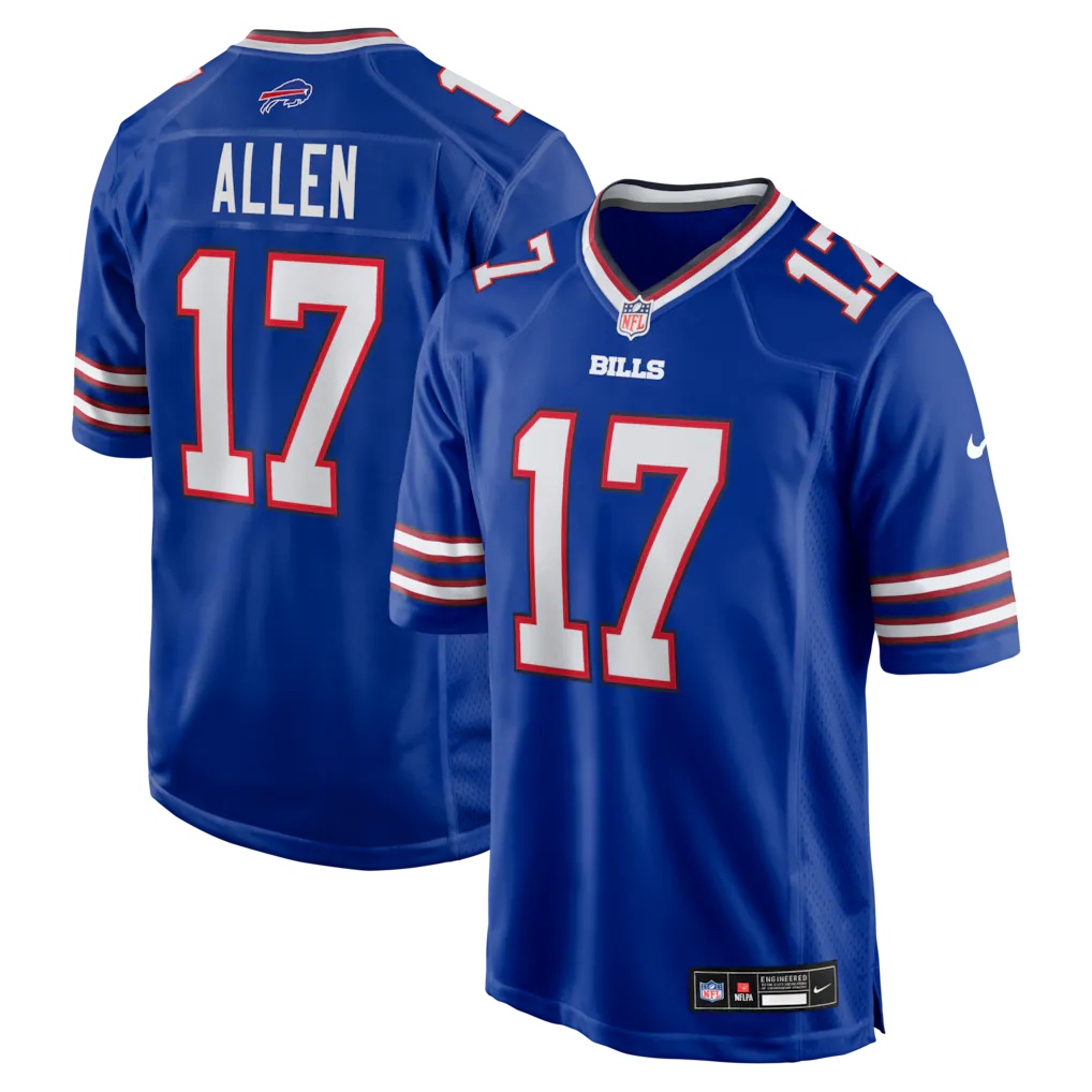 Josh Allen Buffalo Bills Nike White Game Player Jersey
