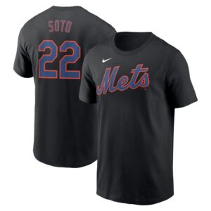 Juan Soto New York Mets Nike Fuse Name & Number T-Shirt